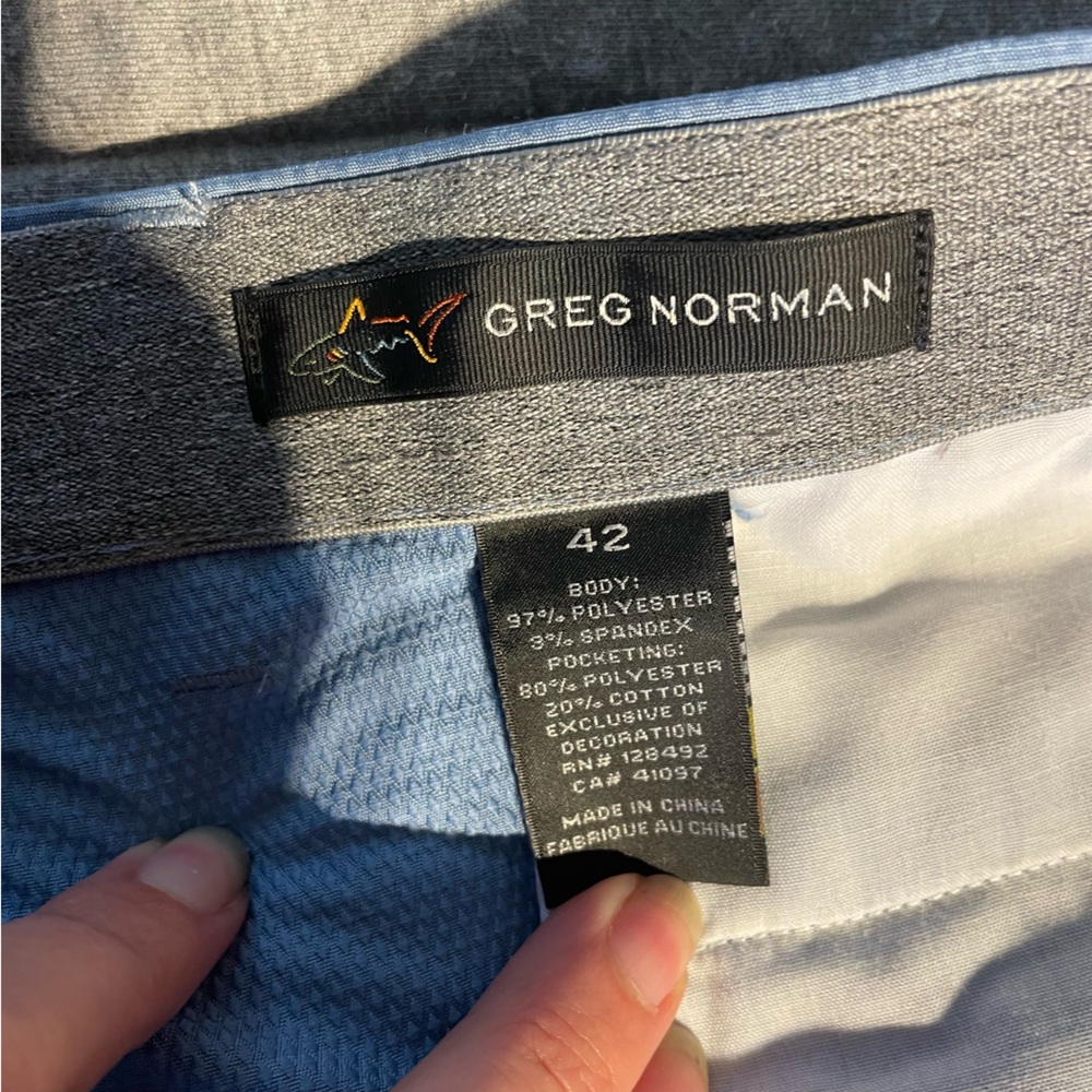 Greg‎ Norman Blue Mens Golf Shorts Size 42 - Picture 3 of 5